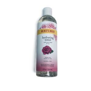 Burt's Bees Hydrating Toner With Witch Hazel and Rose Alcohol Free 12 Fl Oz NEW